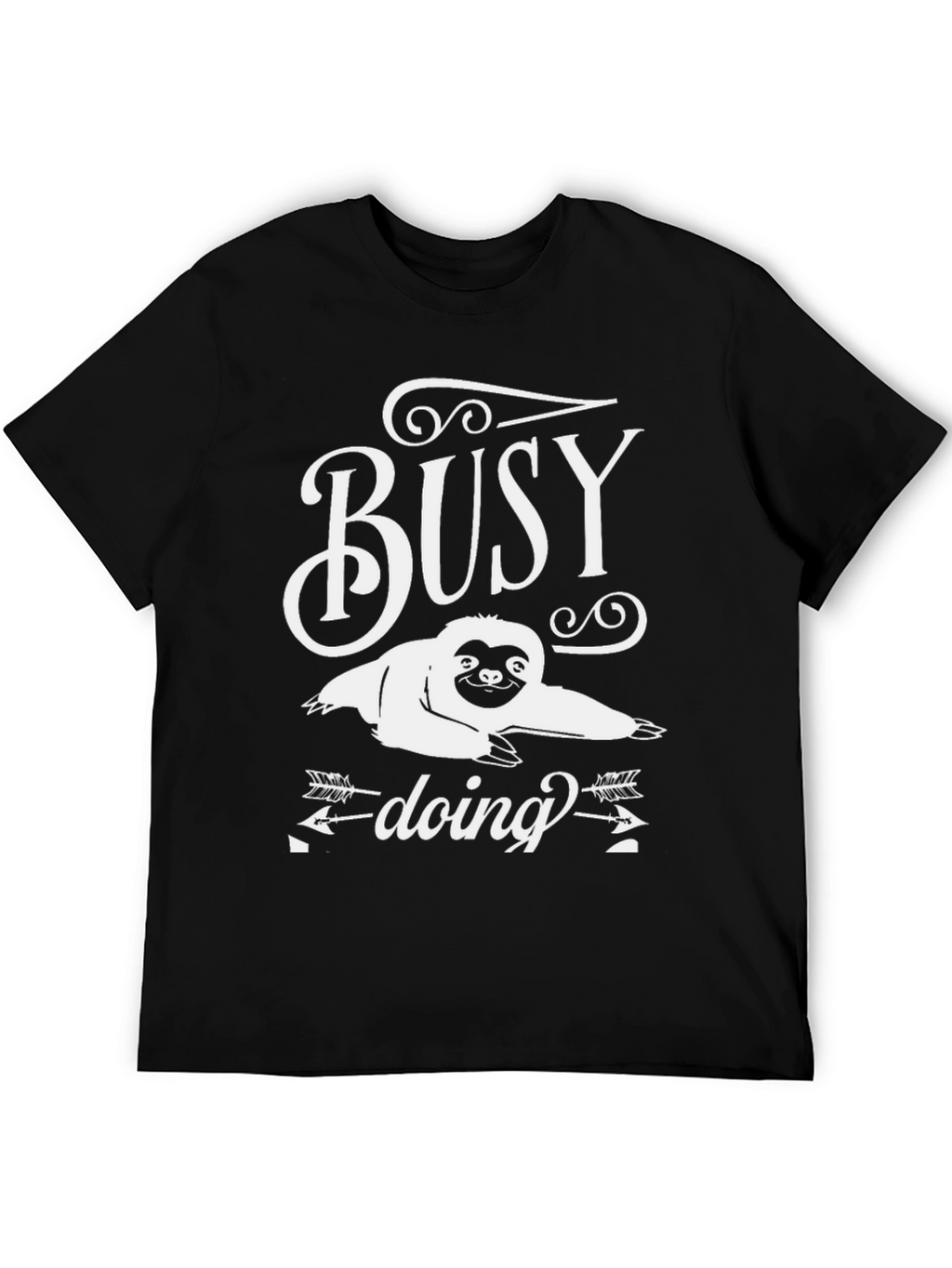 Busy Doing Nothing Sloth Graphic Tee