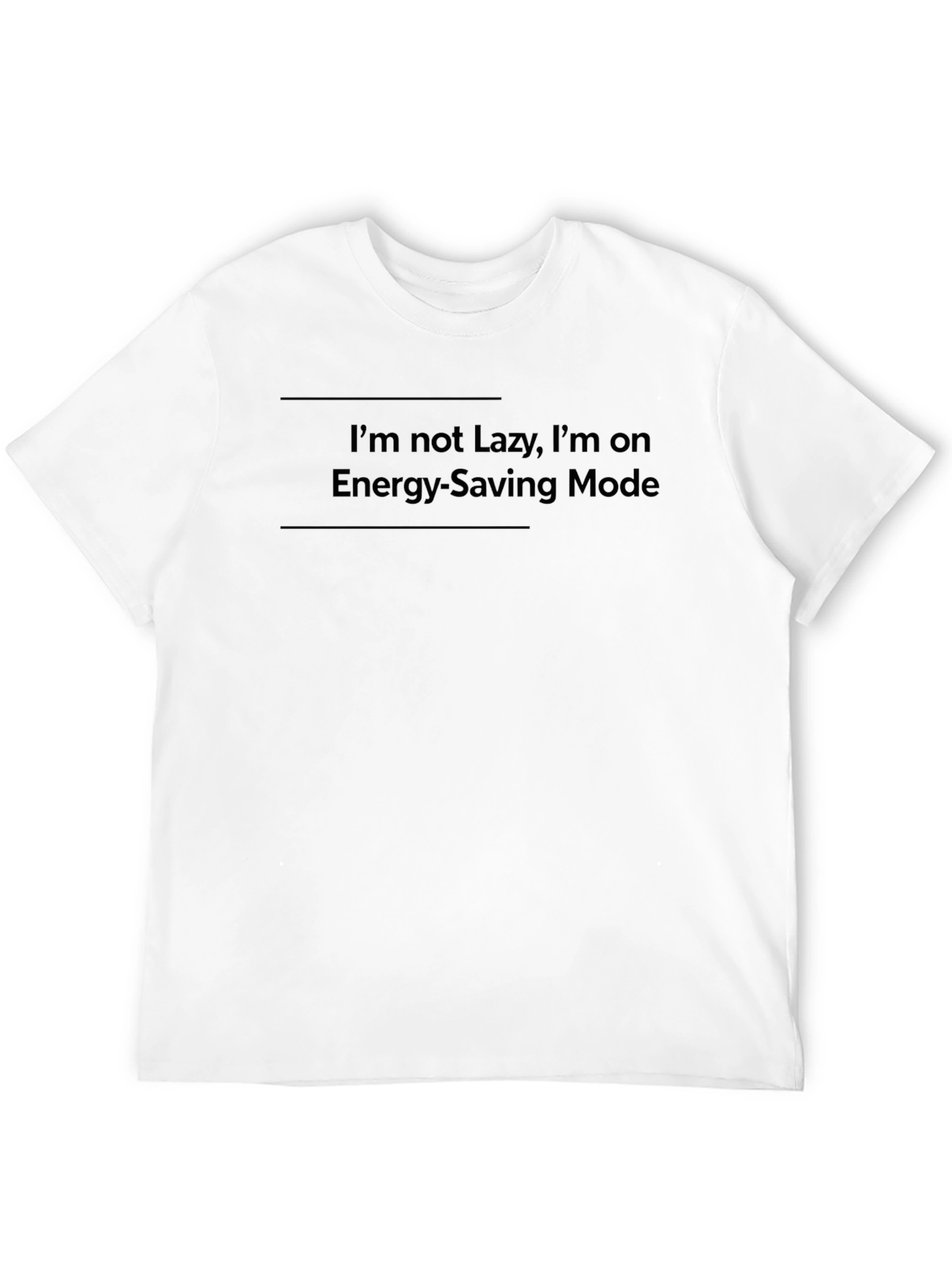 Funny Lazy Mode Graphic Tee
