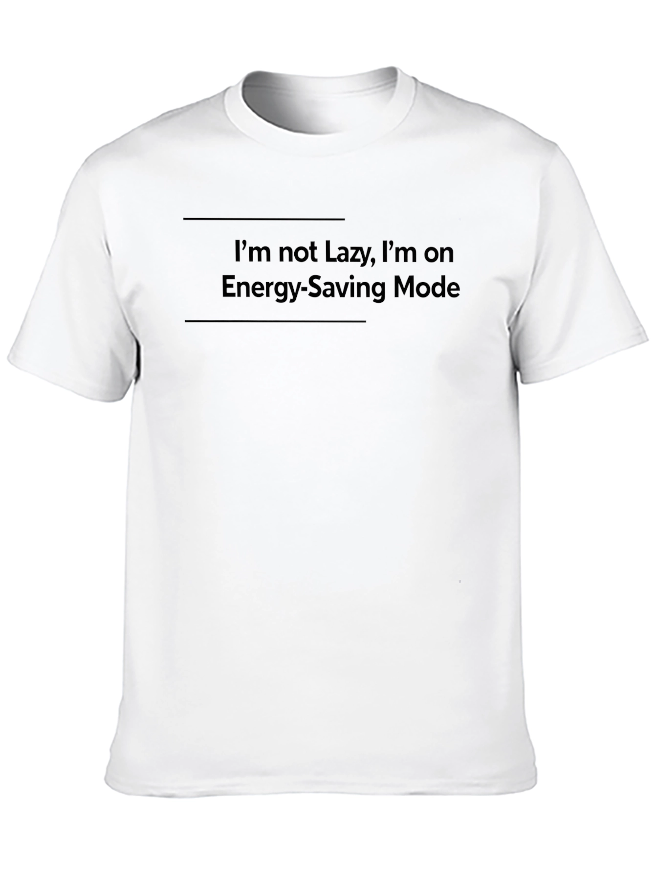 Funny Lazy Mode Graphic Tee