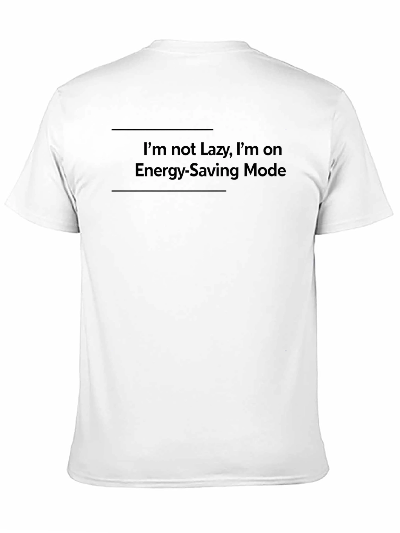 Funny Lazy Mode Graphic Tee