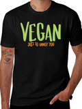 Vegan Just to Annoy You T-Shirt Funny Graphic Tee