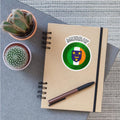 Murray Coat of Arms on Shamrock Irish Flag
