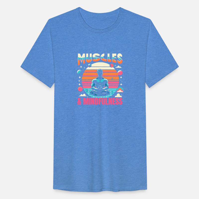 Muscles and Mindfulness Workout Fitness T Shirt