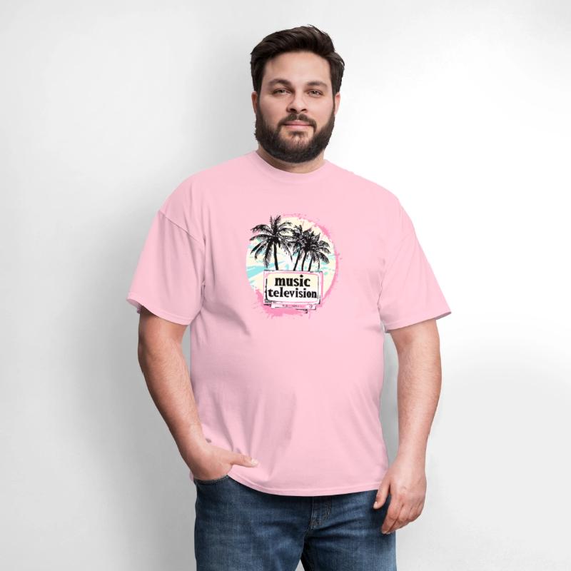Music Television Retro Palms In Paradise T-Shirt