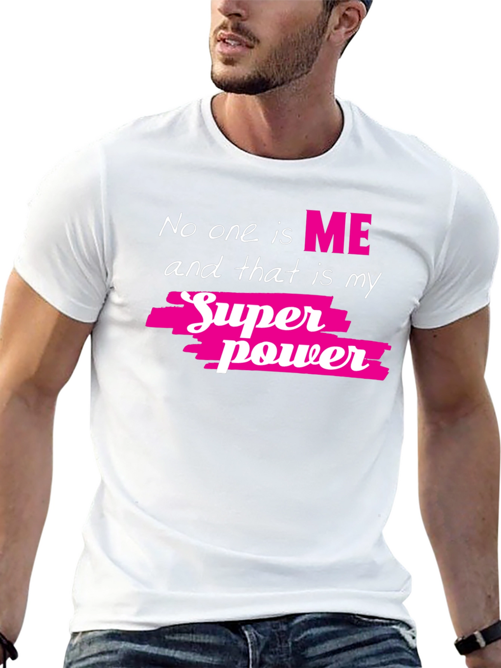 My Superpower Tee - Black Graphic T-Shirt