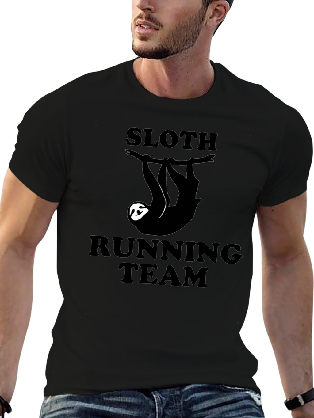 Sloth Running Team Graphic Tee