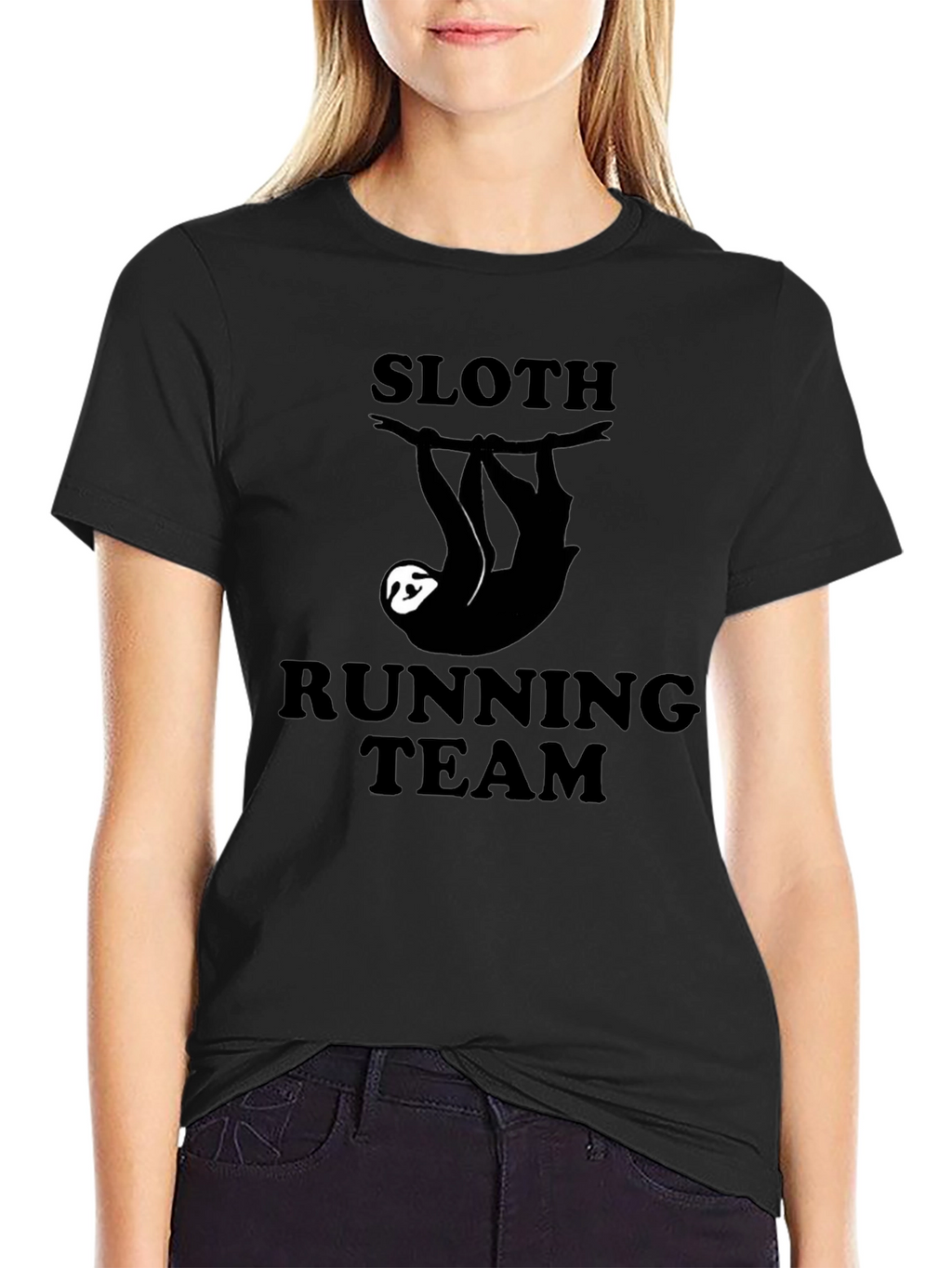Sloth Running Team Graphic Tee