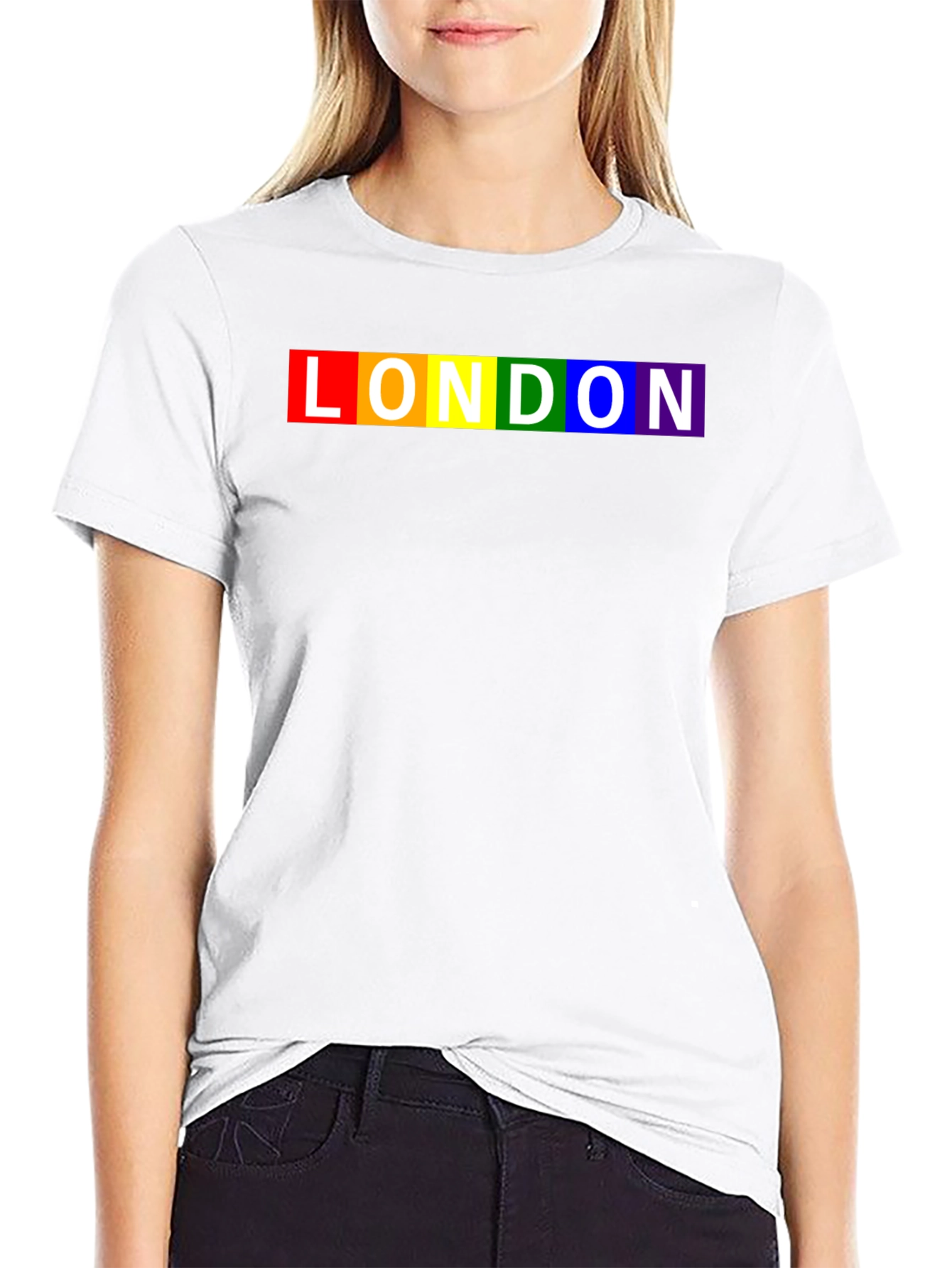London Pride Rainbow T-Shirt - Black LGBTQ+ Tee