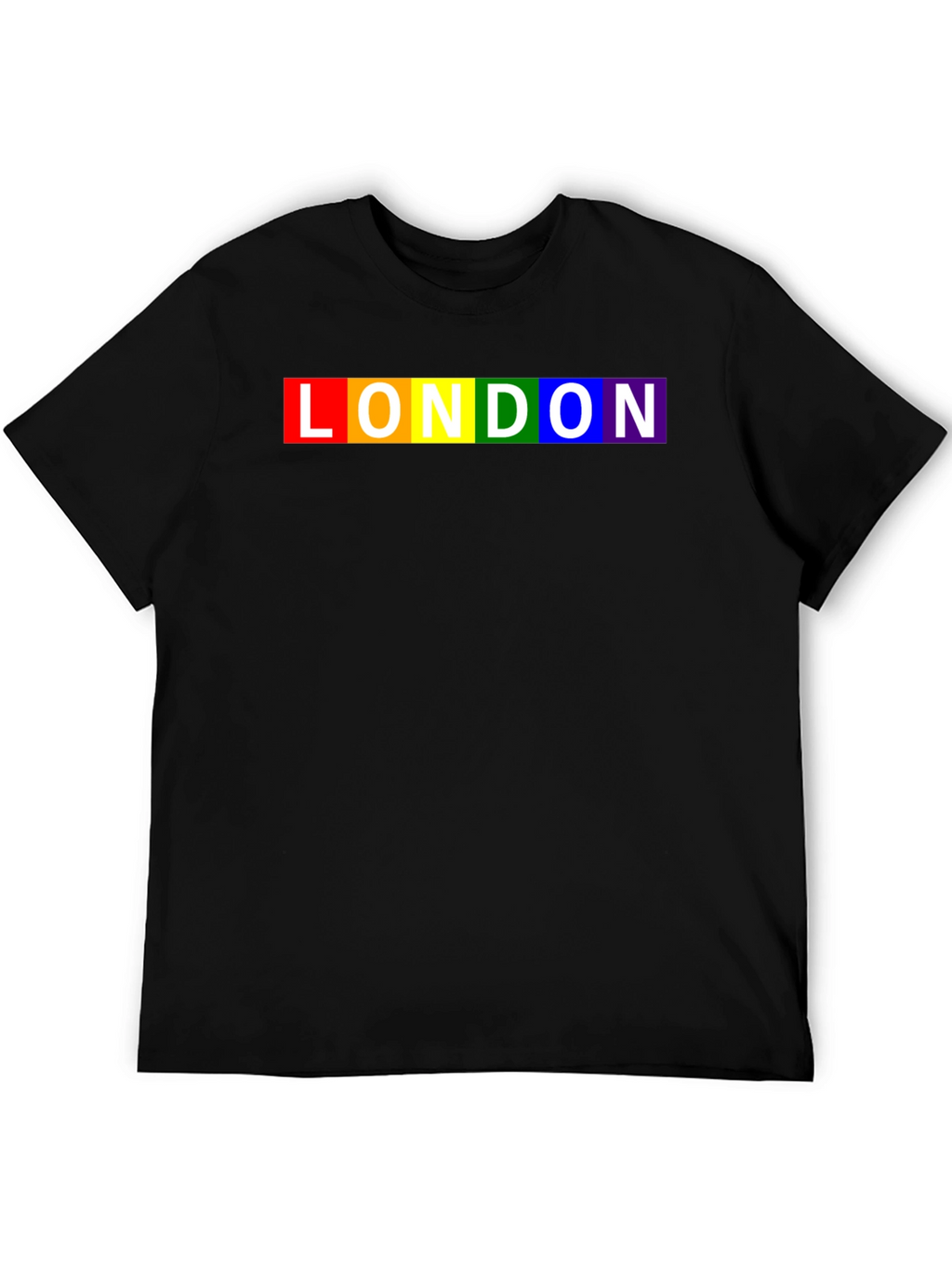 London Pride Rainbow T-Shirt - Black LGBTQ+ Tee