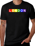 London Pride Rainbow T-Shirt - Black LGBTQ+ Tee