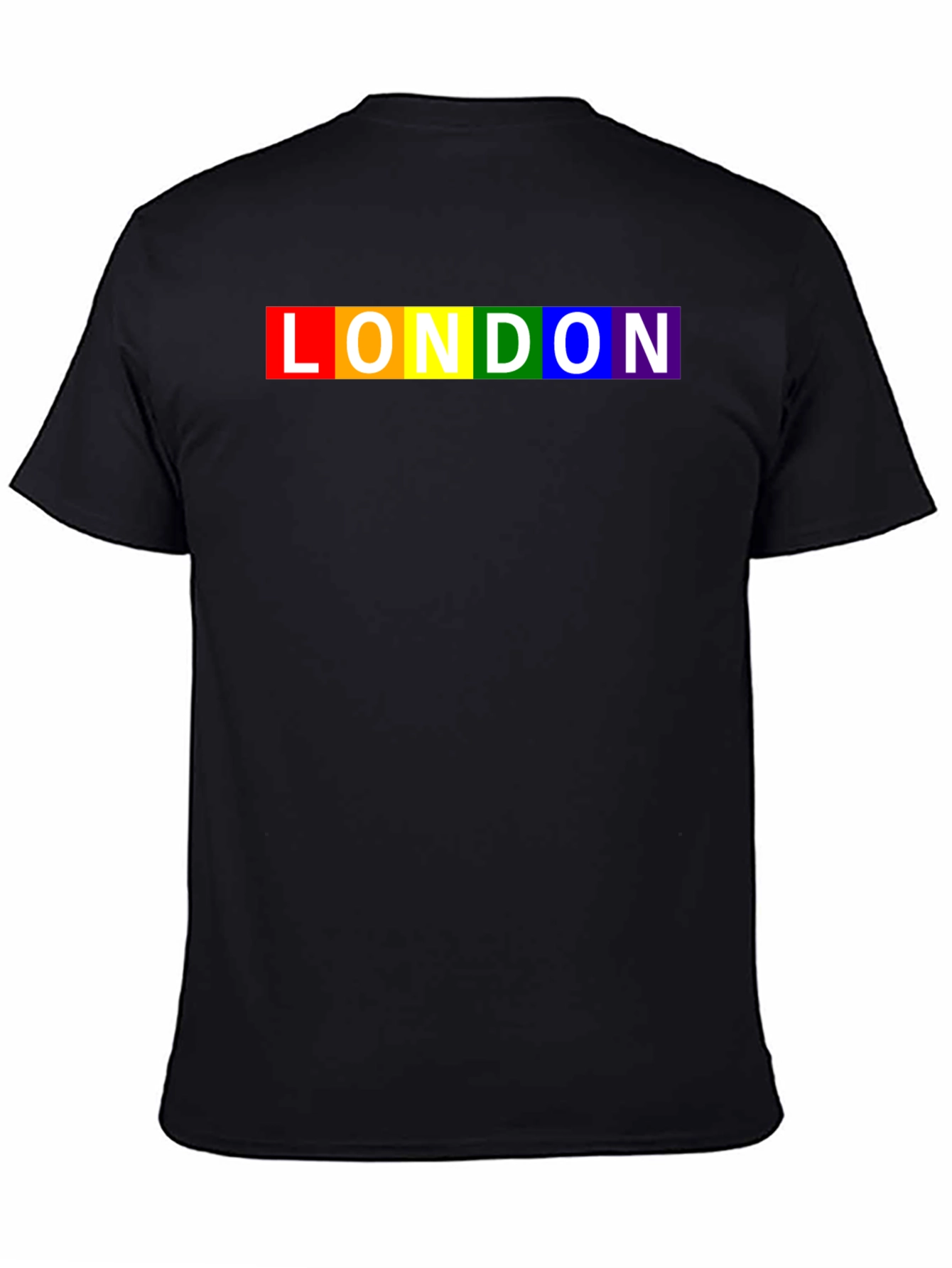 London Pride Rainbow T-Shirt - Black LGBTQ+ Tee