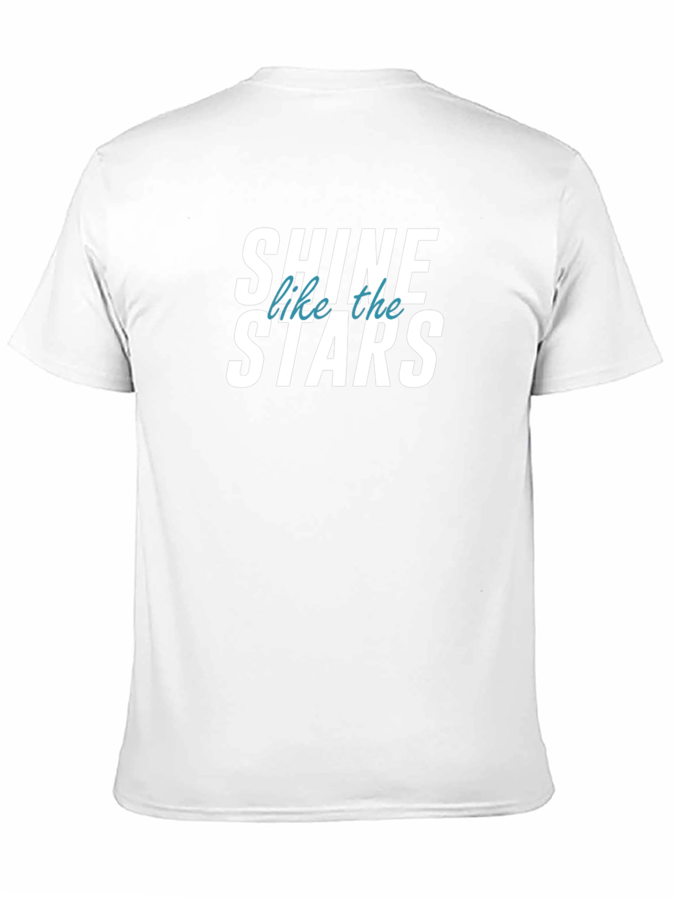 Shine Like The Stars Black Graphic T-Shirt