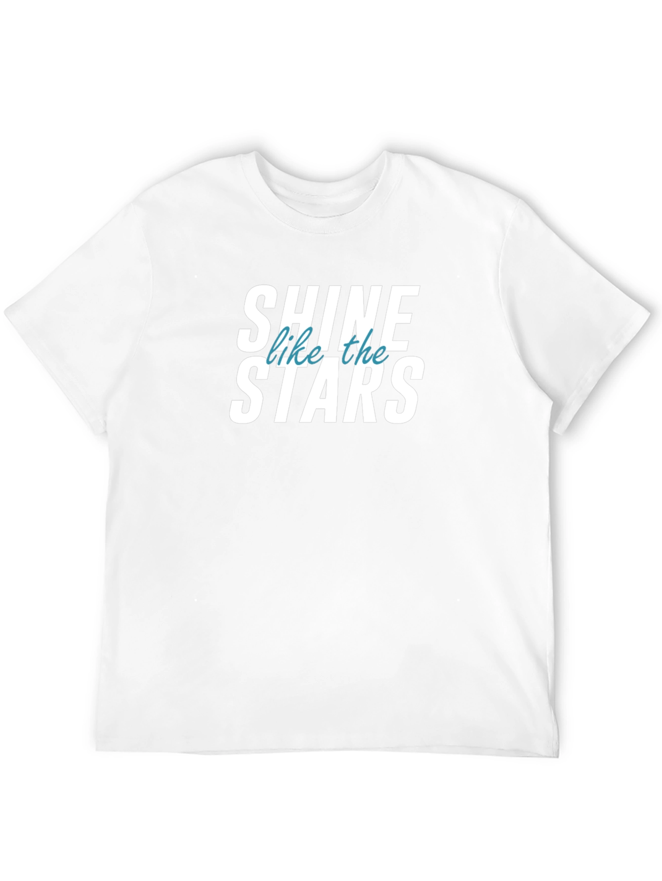 Shine Like The Stars Black Graphic T-Shirt