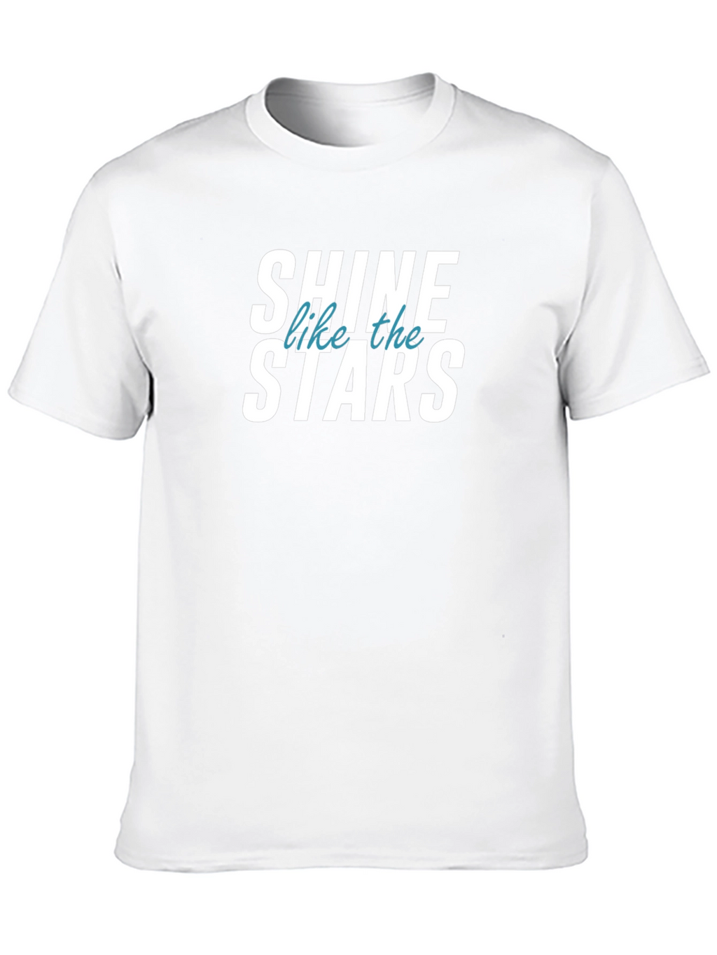 Shine Like The Stars Black Graphic T-Shirt