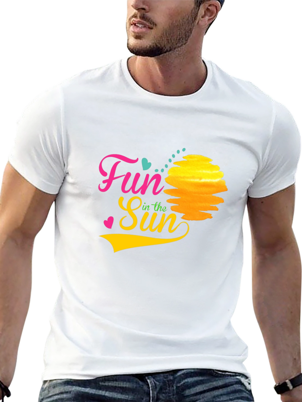 Fun in the Sun Graphic Tee - Black