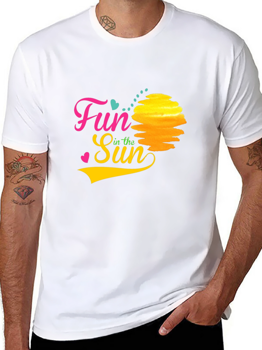 Fun in the Sun Graphic Tee - Black