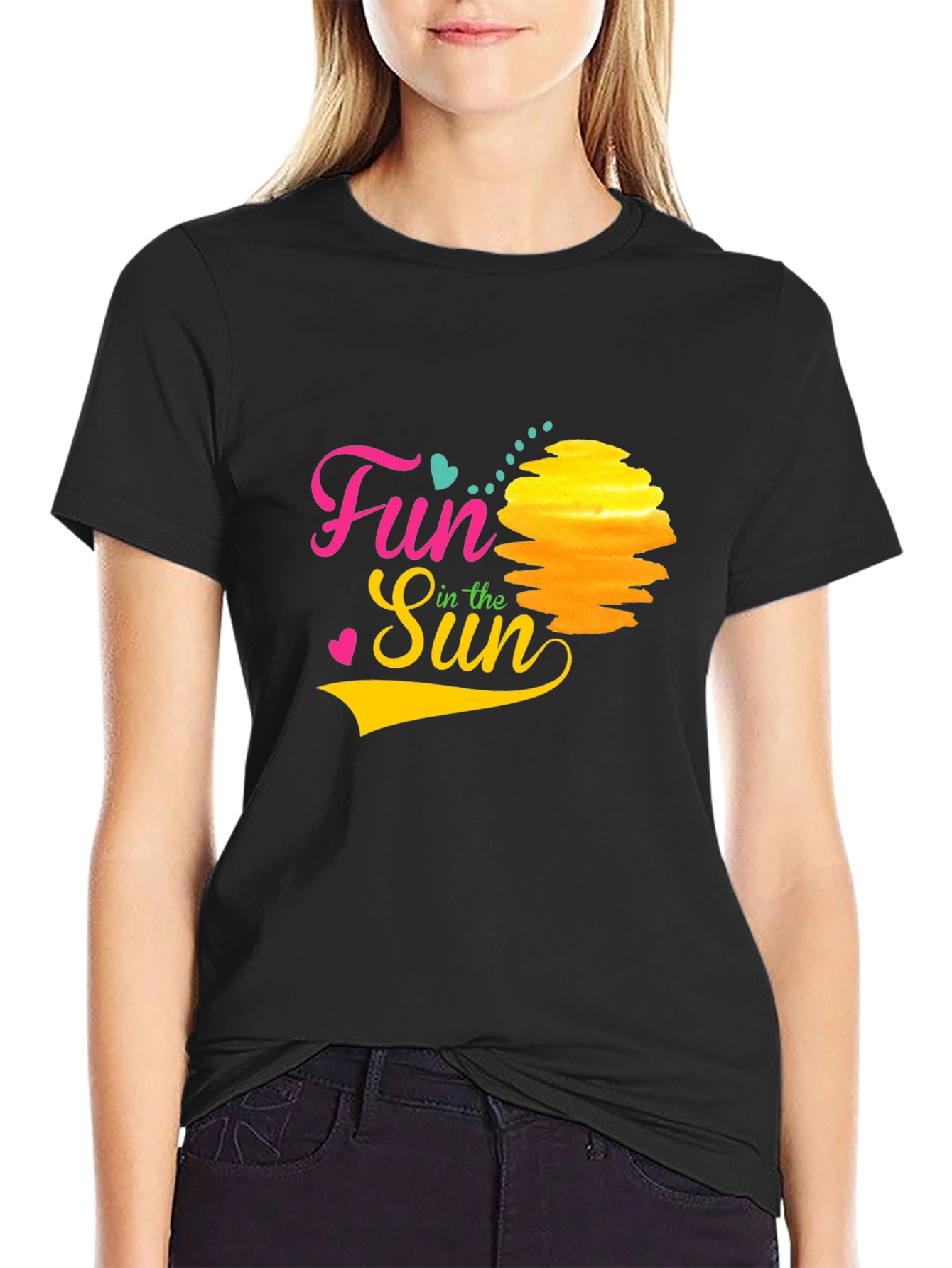 Fun in the Sun Graphic Tee - Black