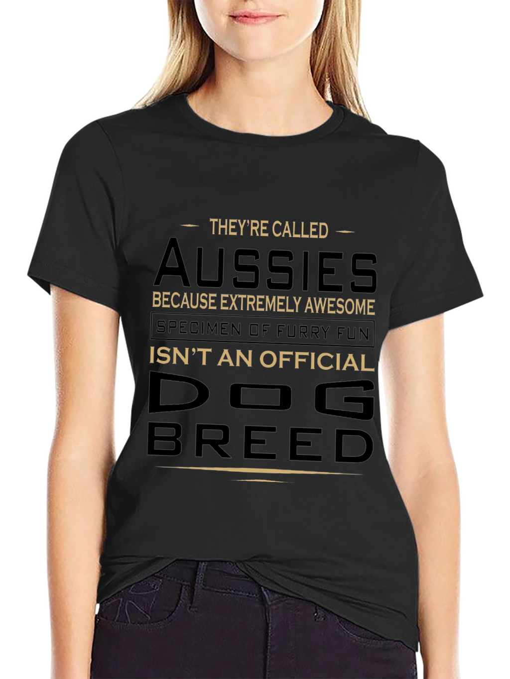 Aussies Dog Breed Graphic T-Shirt