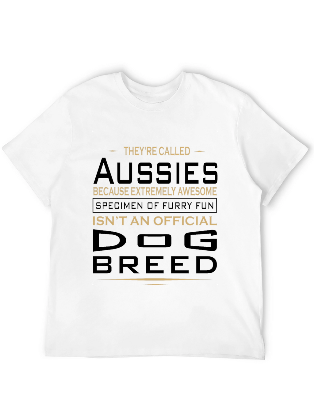 Aussies Dog Breed Graphic T-Shirt
