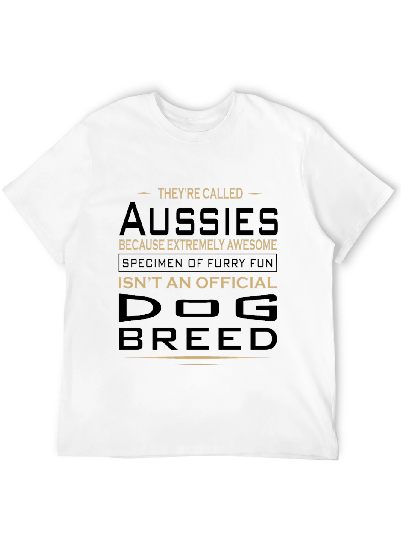 Aussies Dog Breed Graphic T-Shirt