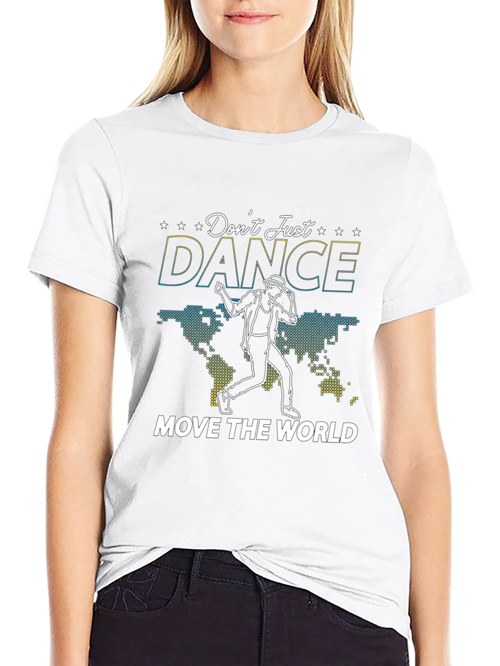 Dont Just Dance Black Graphic Tee