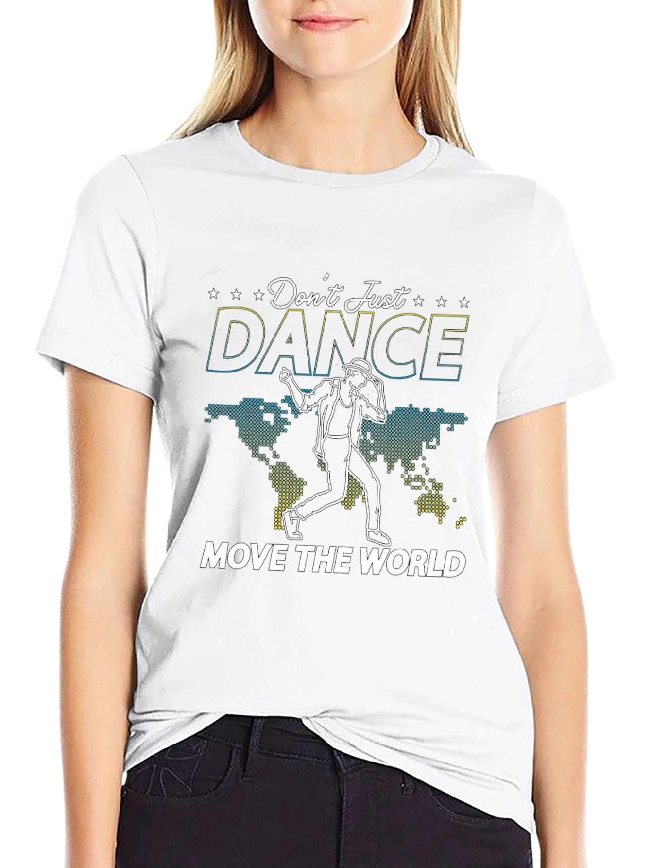 Dont Just Dance Black Graphic Tee