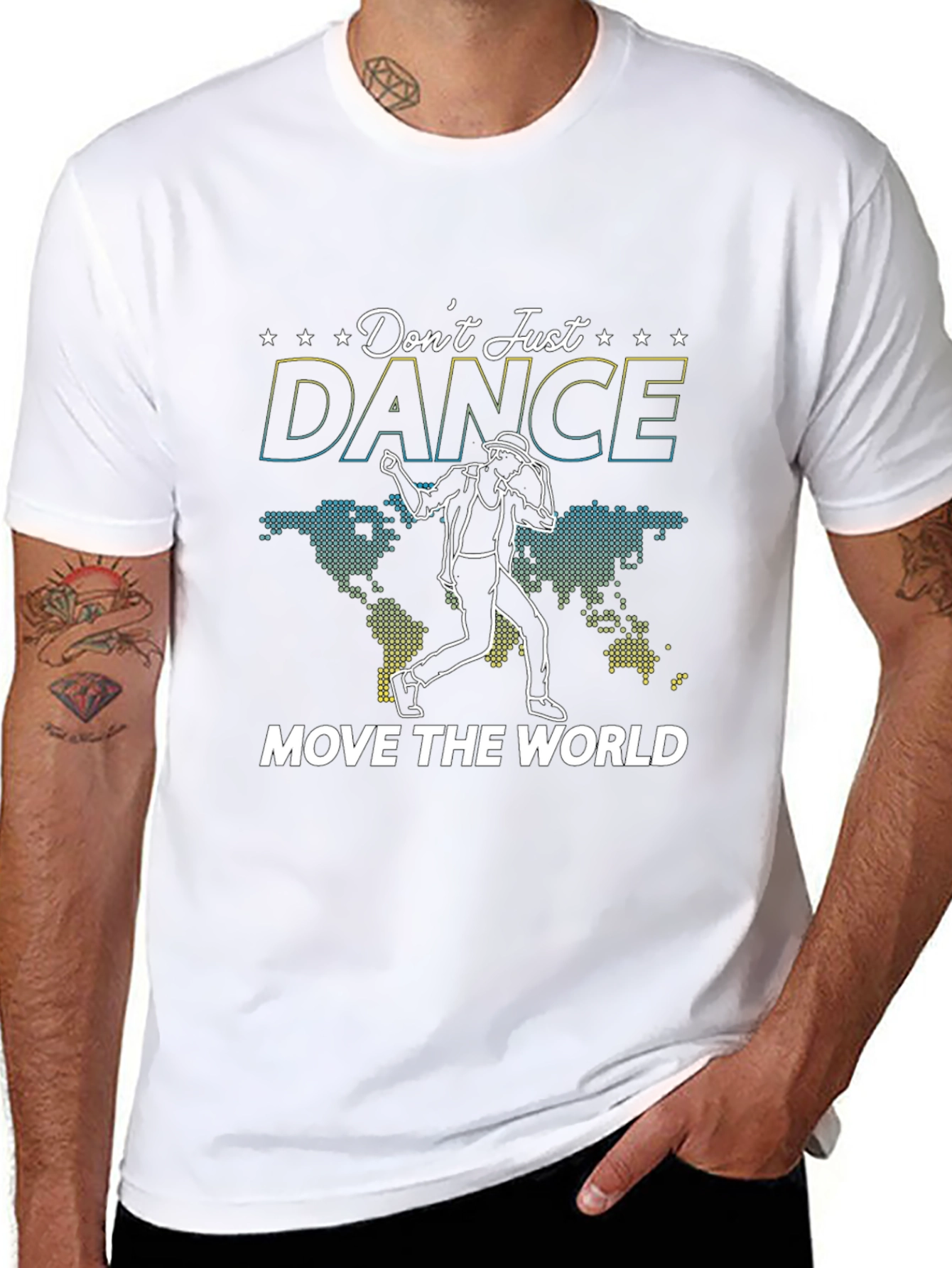 Dont Just Dance Black Graphic Tee