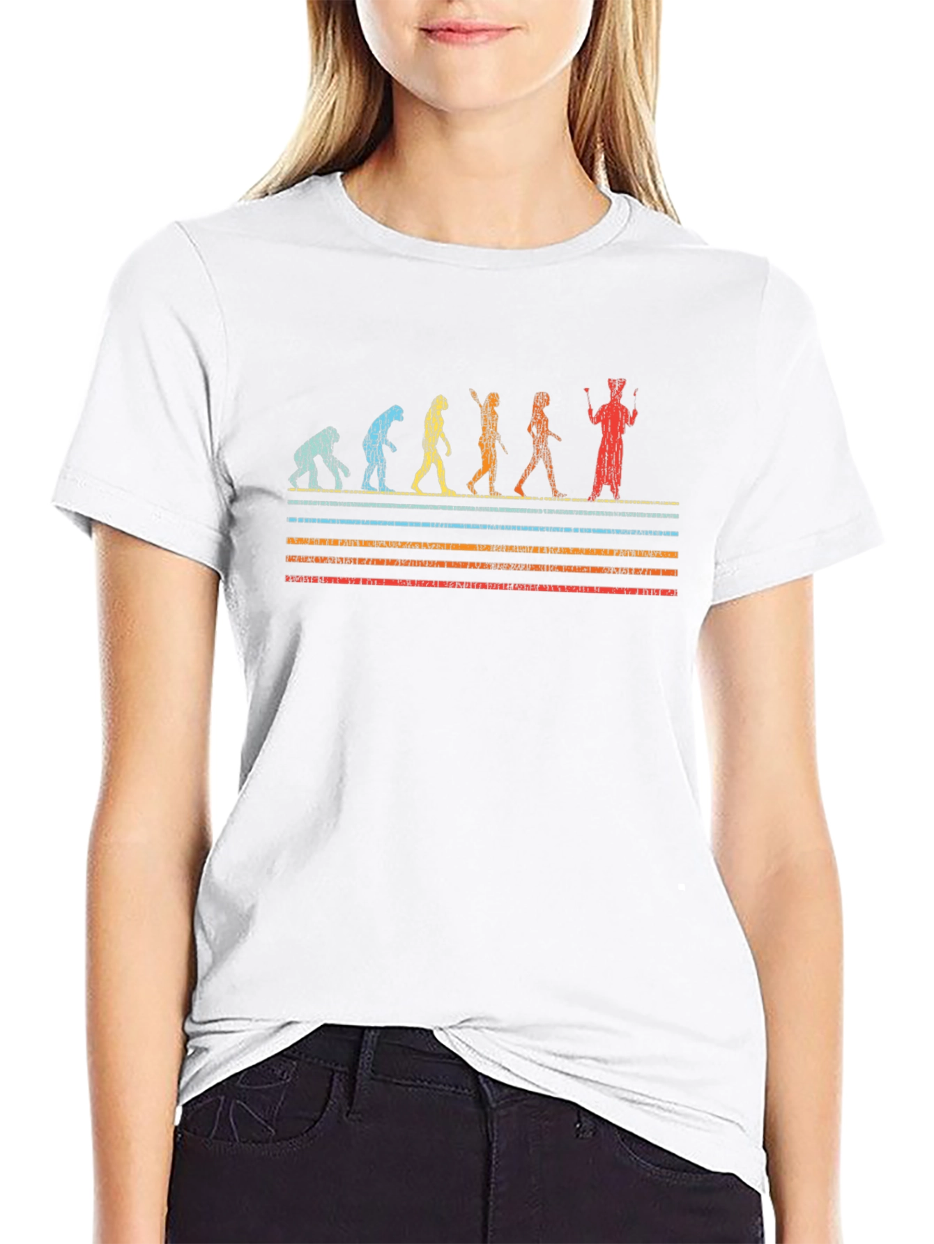Evolution of Juggling Black T-Shirt