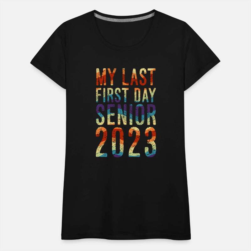 My Last First Day Senior 2023 Back To School vinta