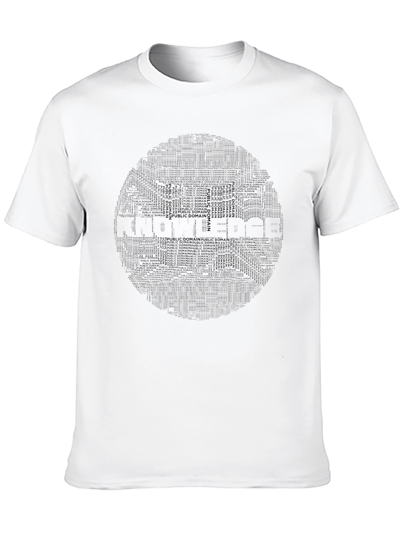 Mens Black Graphic Print Crew Neck T-Shirt