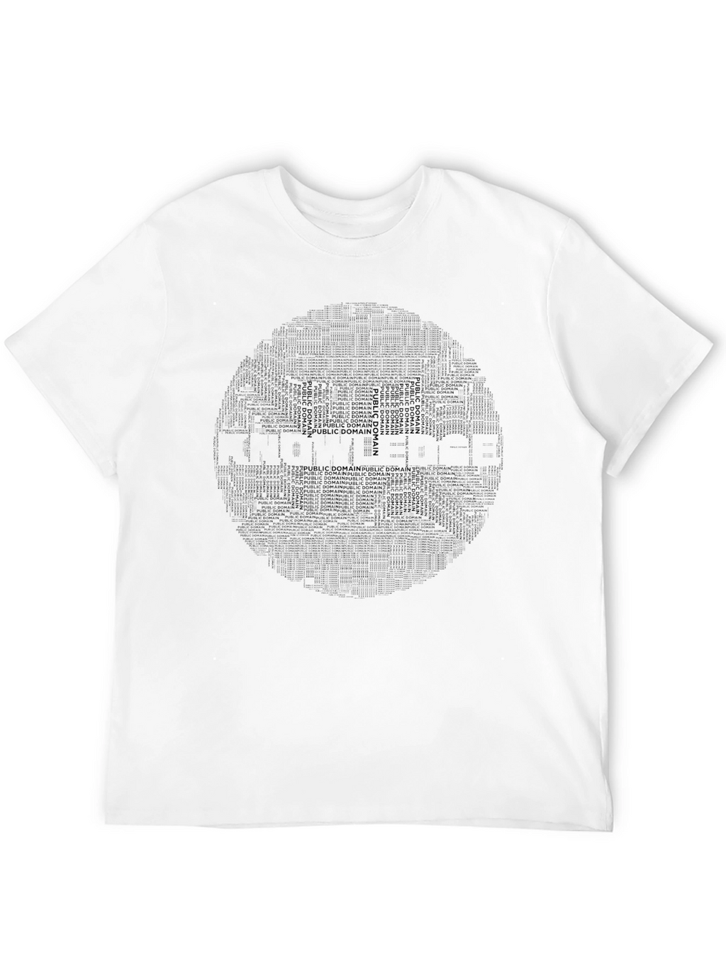 Mens Black Graphic Print Crew Neck T-Shirt