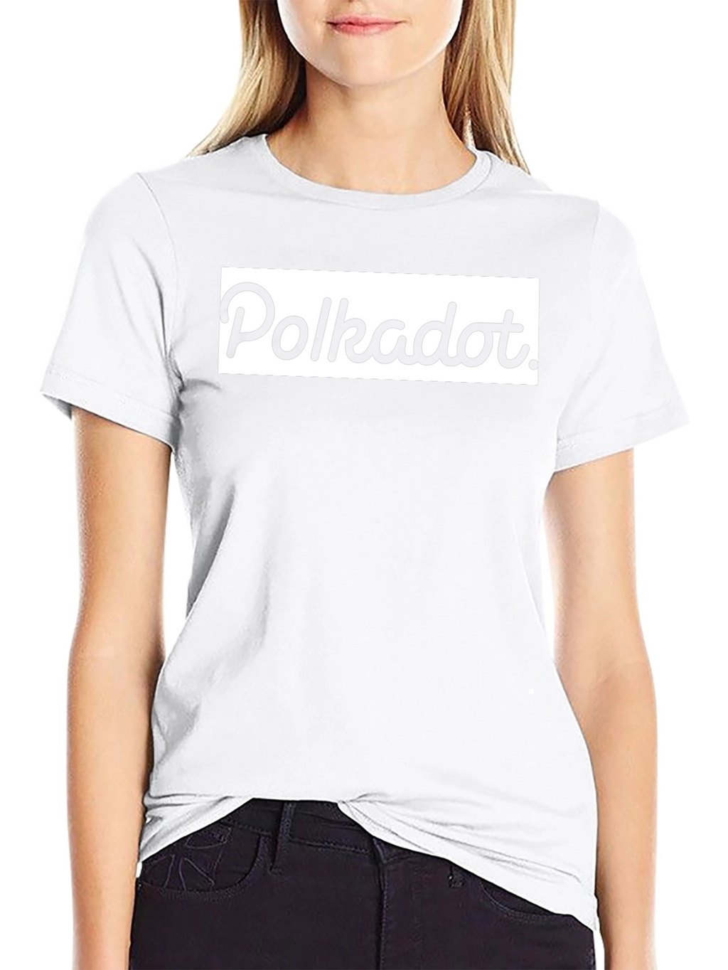 Polkadot Graphic Tee - Stylish Black T-Shirt