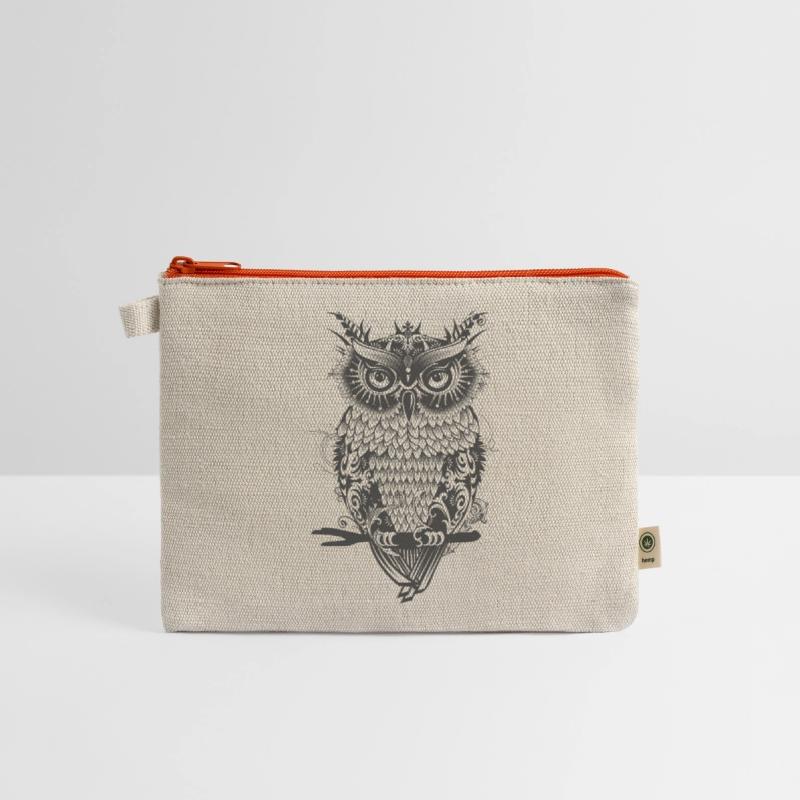 Mystical Ornamental Owl – Dark & Detailed