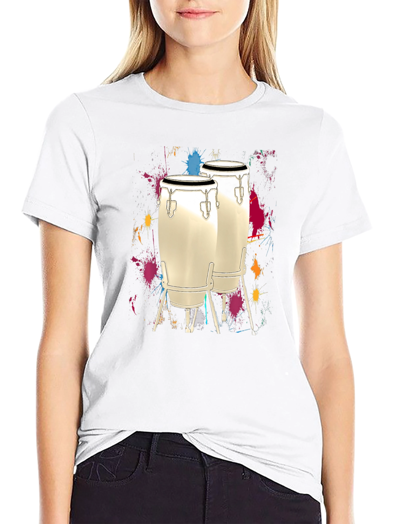 Conga Drum T-Shirt - Music Lover Tee