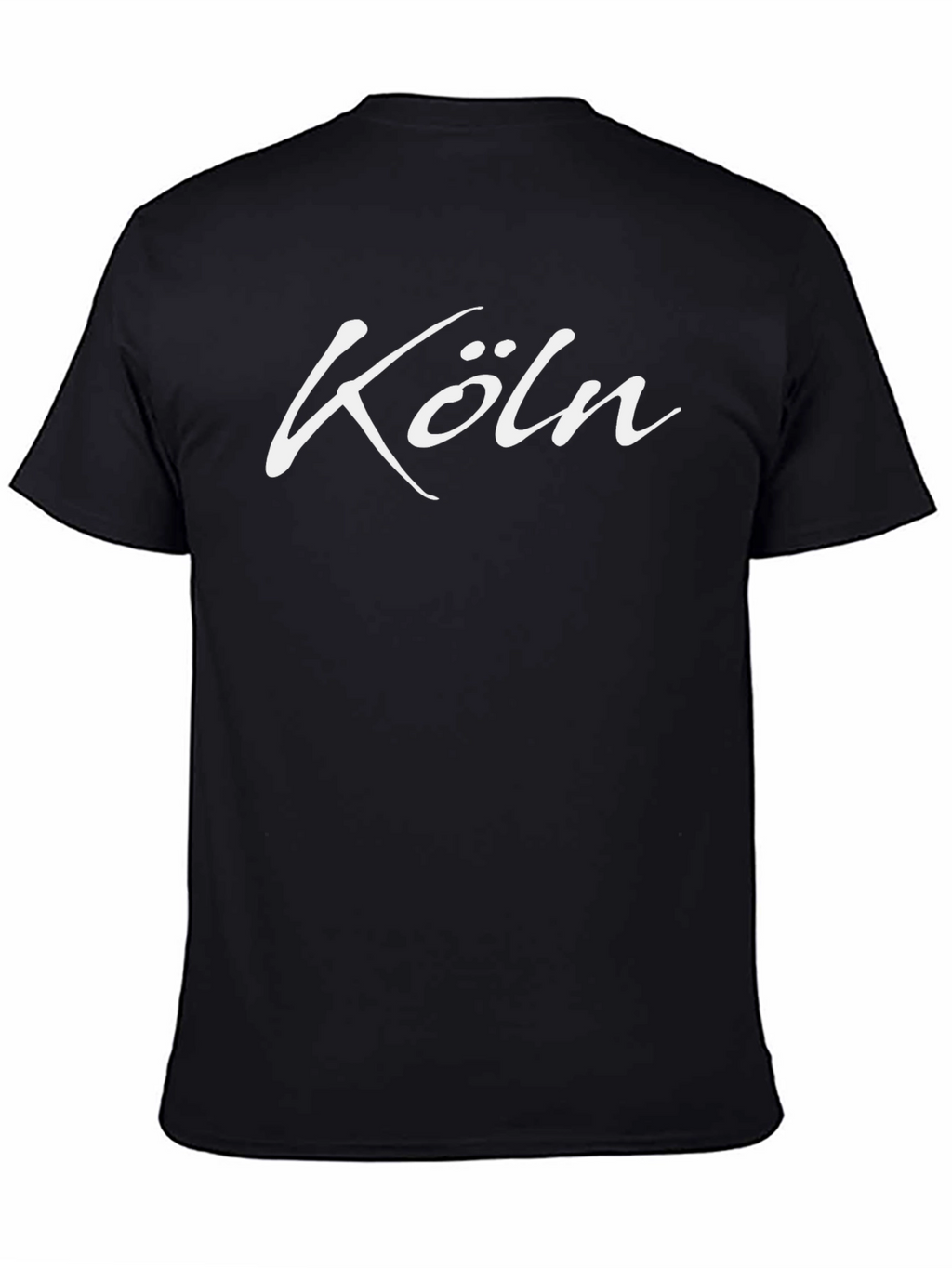 Köln T-Shirt - Black Cotton Graphic Tee