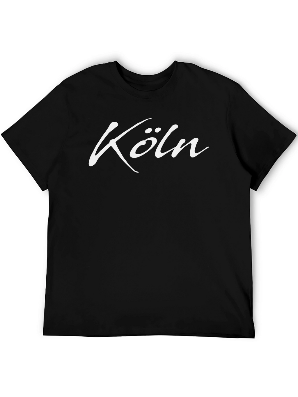 Köln T-Shirt - Black Cotton Graphic Tee