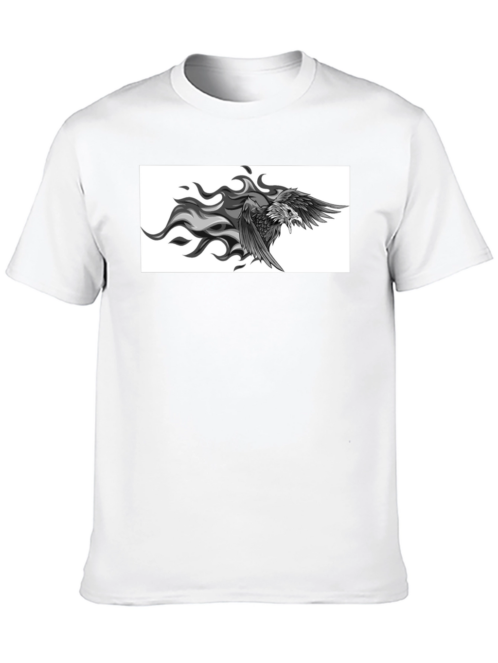Black Eagle Graphic Tee - Mens Short Sleeve