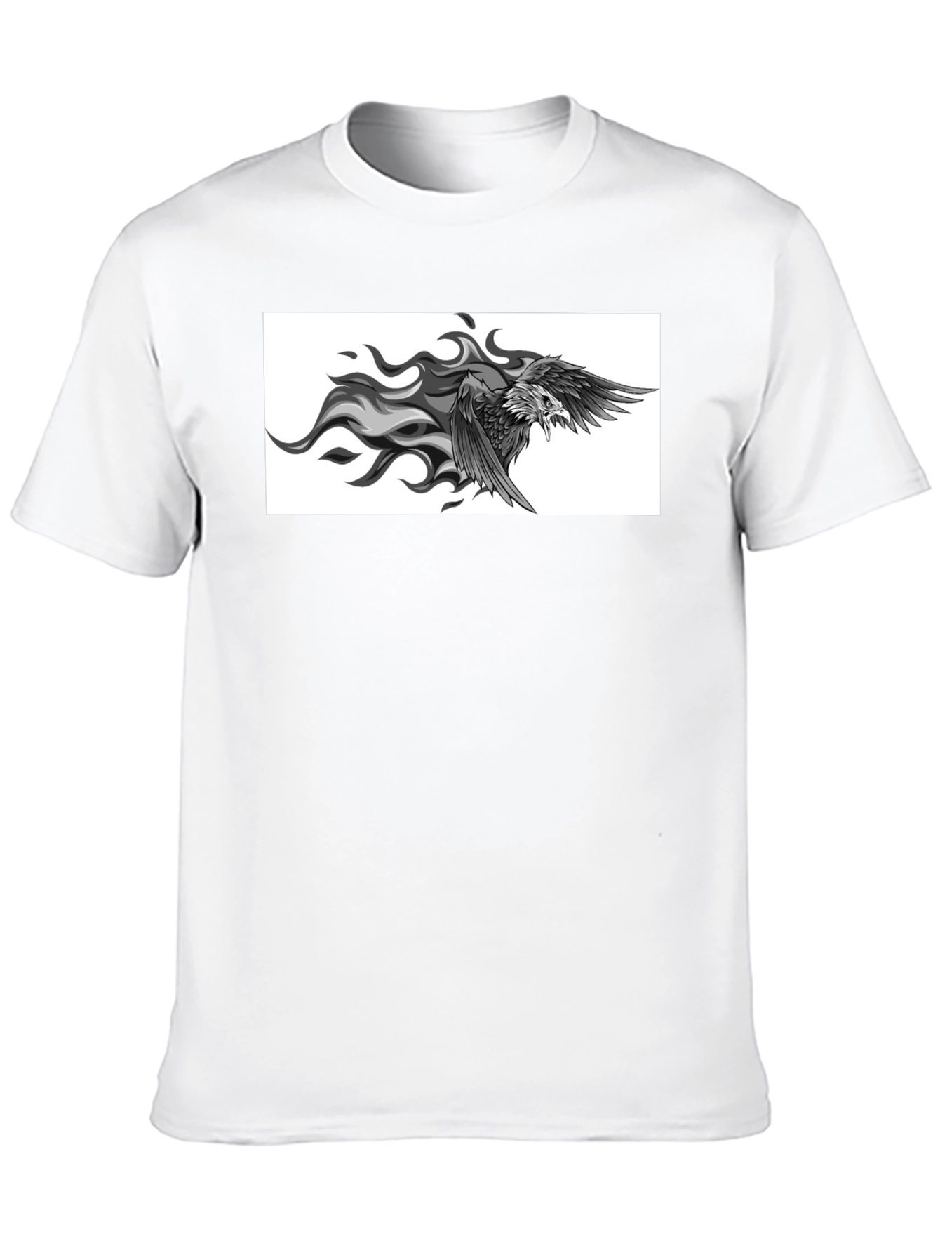 Black Eagle Graphic Tee - Mens Short Sleeve
