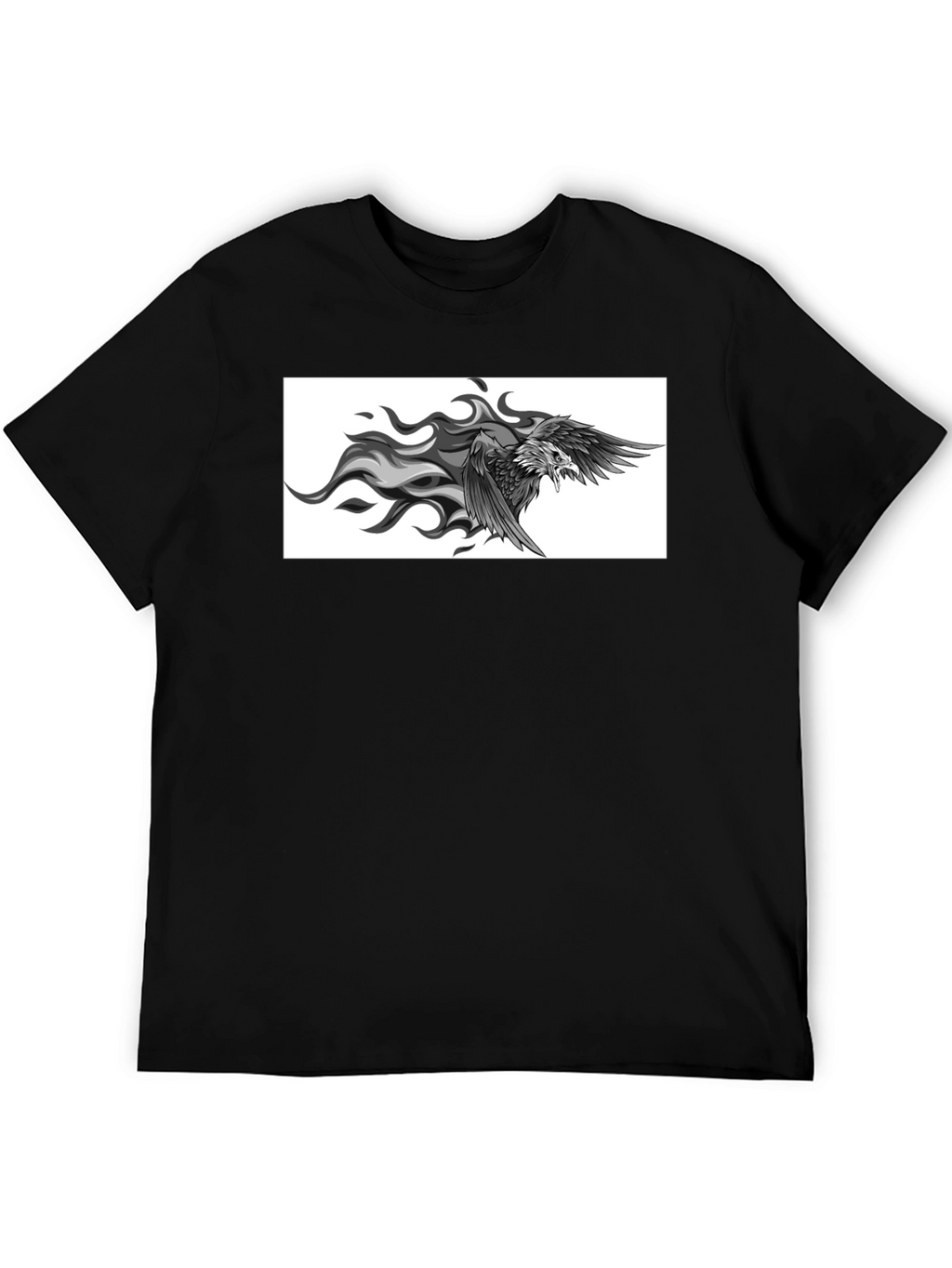 Black Eagle Graphic Tee - Mens Short Sleeve