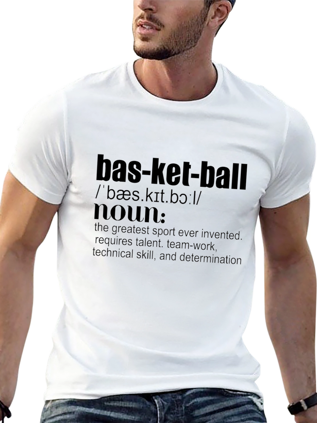 Basketball Definition T-Shirt - Sporty Tee