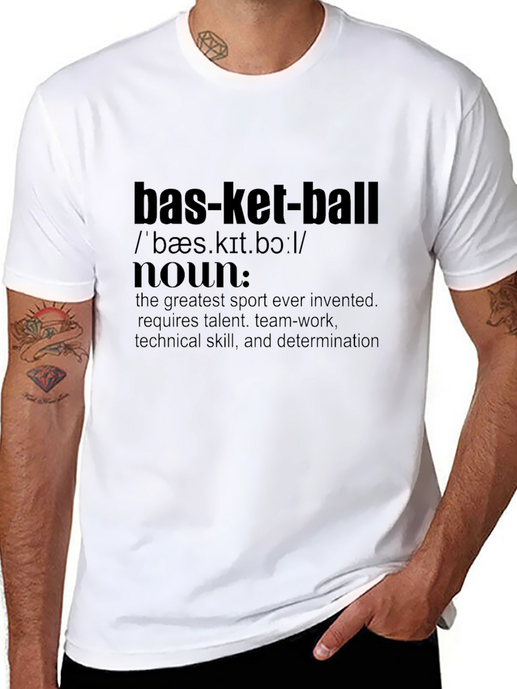 Basketball Definition T-Shirt - Sporty Tee