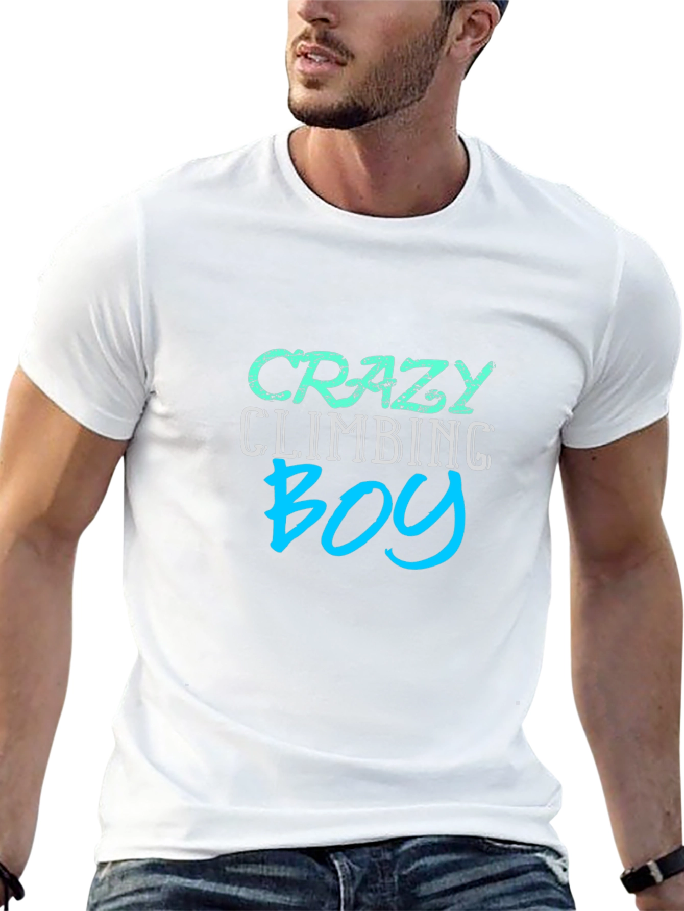 Crazy Climbing Boy T-Shirt - Adventure Tee
