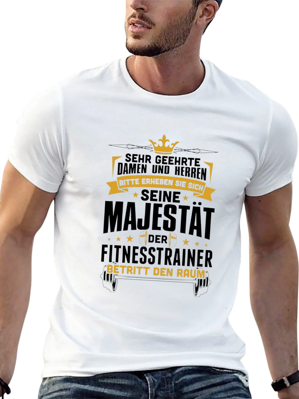 Fitness Trainer Majestat Mens Graphic Tee