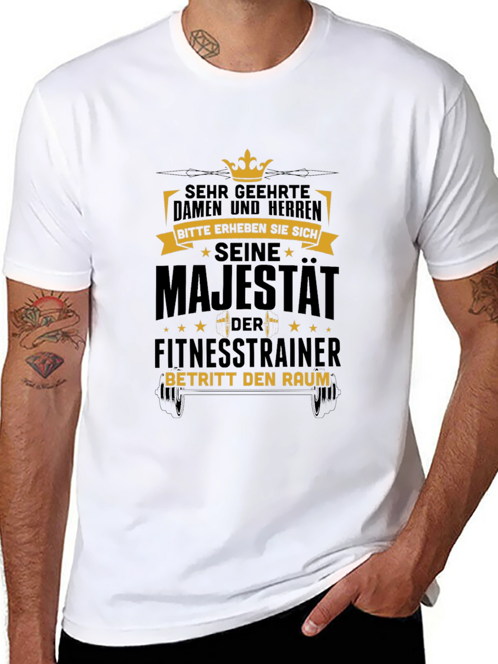 Fitness Trainer Majestat Mens Graphic Tee