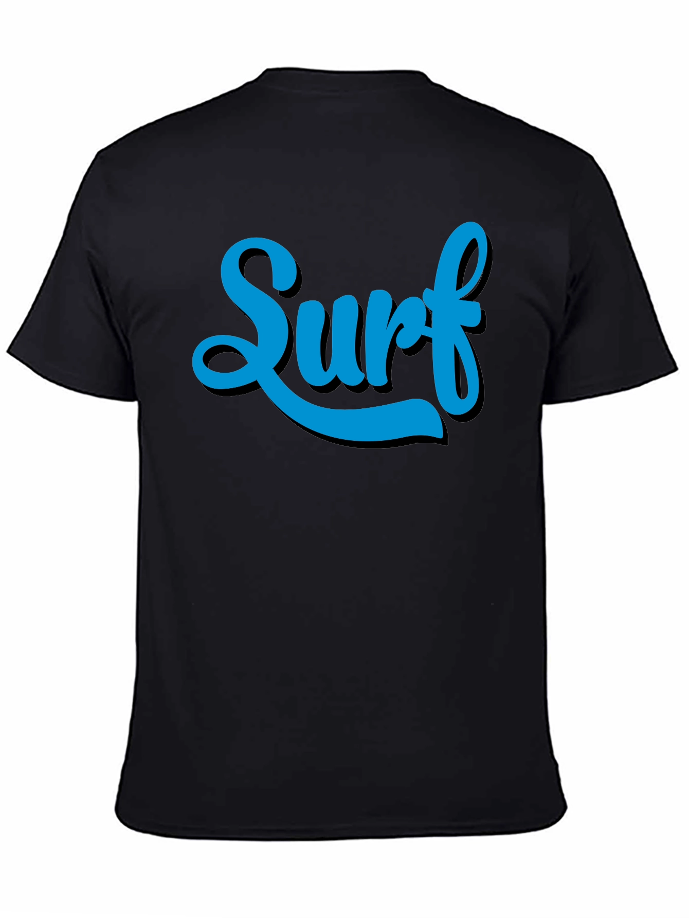 Surf Tee - Stylish Blue Graphic Print
