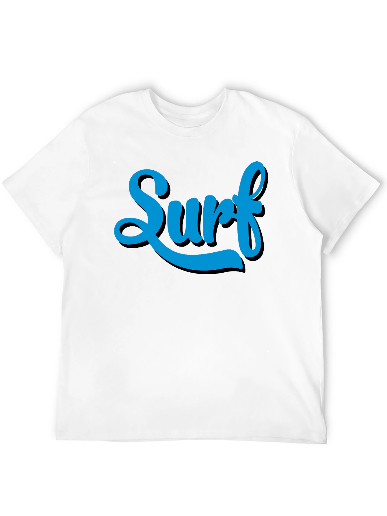 Surf Tee - Stylish Blue Graphic Print