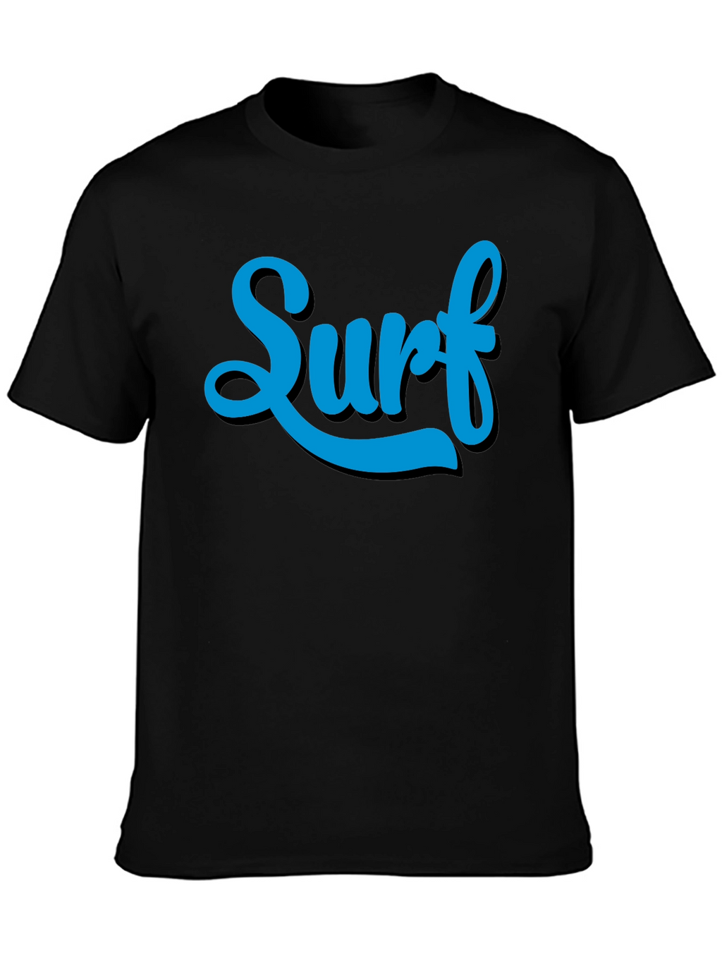 Surf Tee - Stylish Blue Graphic Print