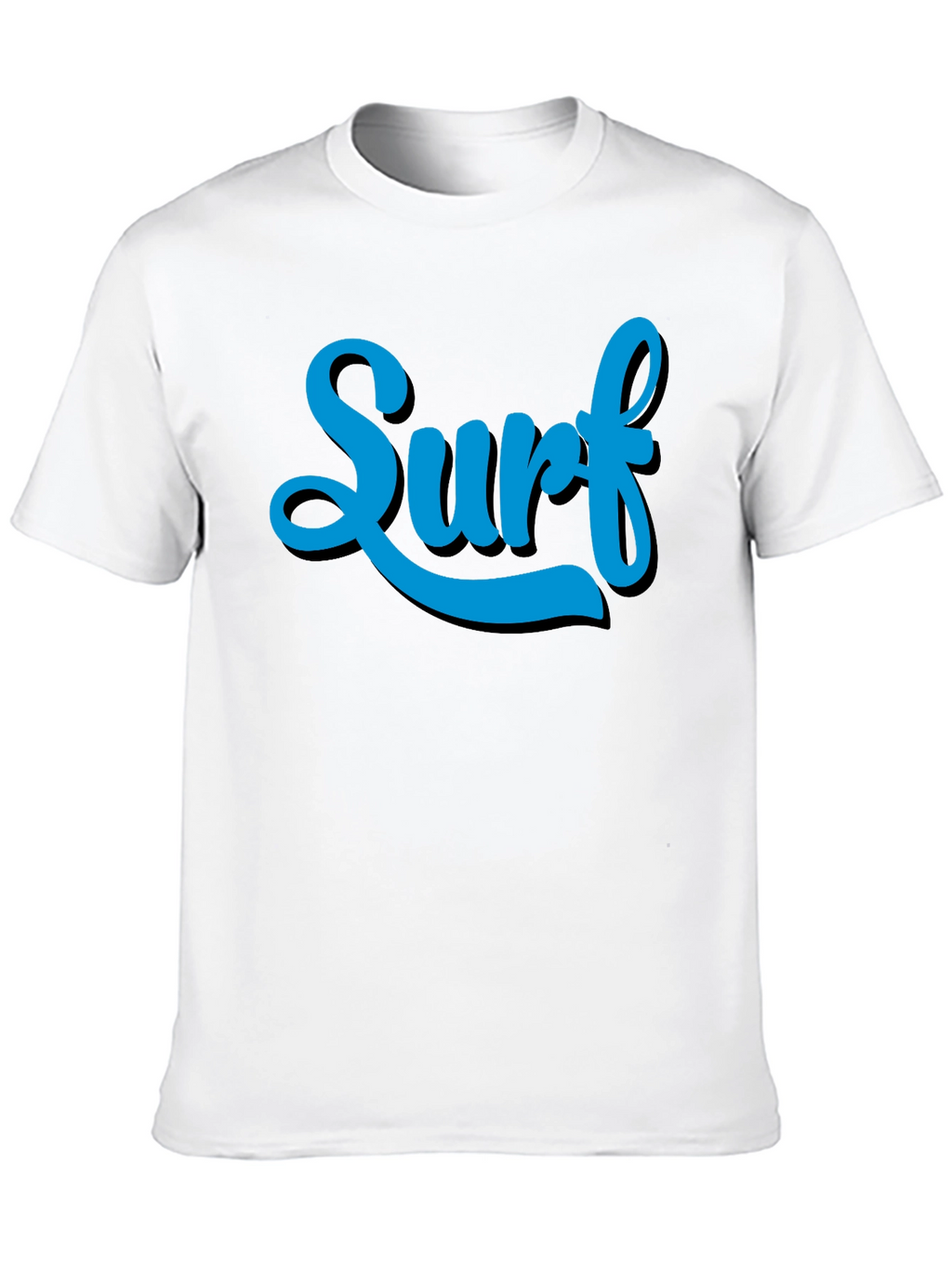 Surf Tee - Stylish Blue Graphic Print