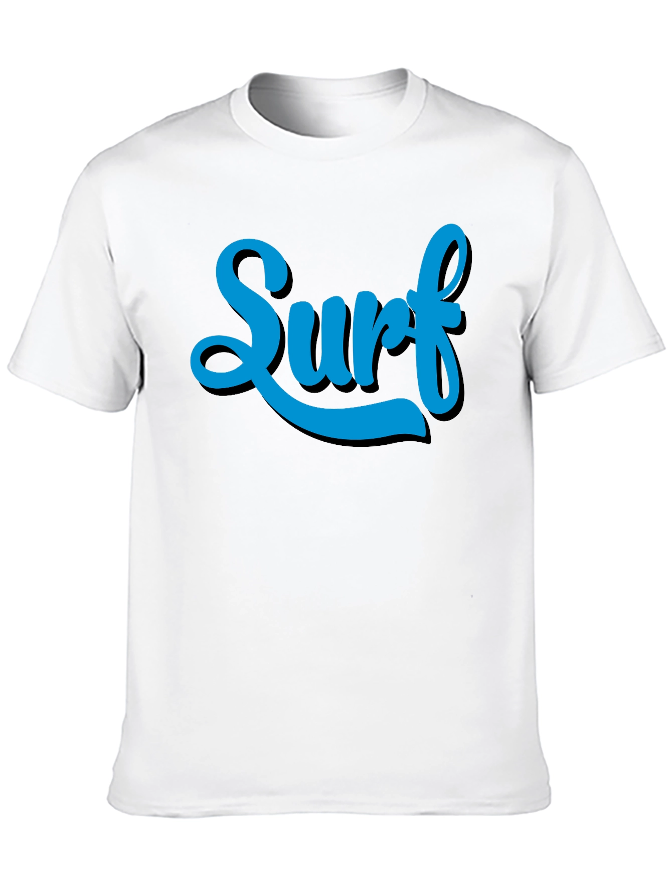 Surf Tee - Stylish Blue Graphic Print