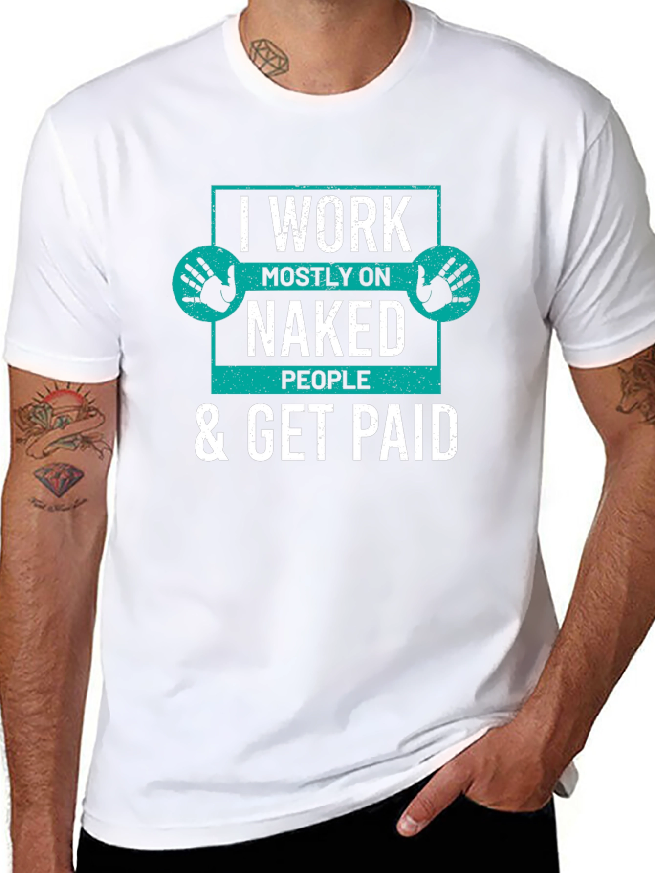 I Work on Naked People T-Shirt